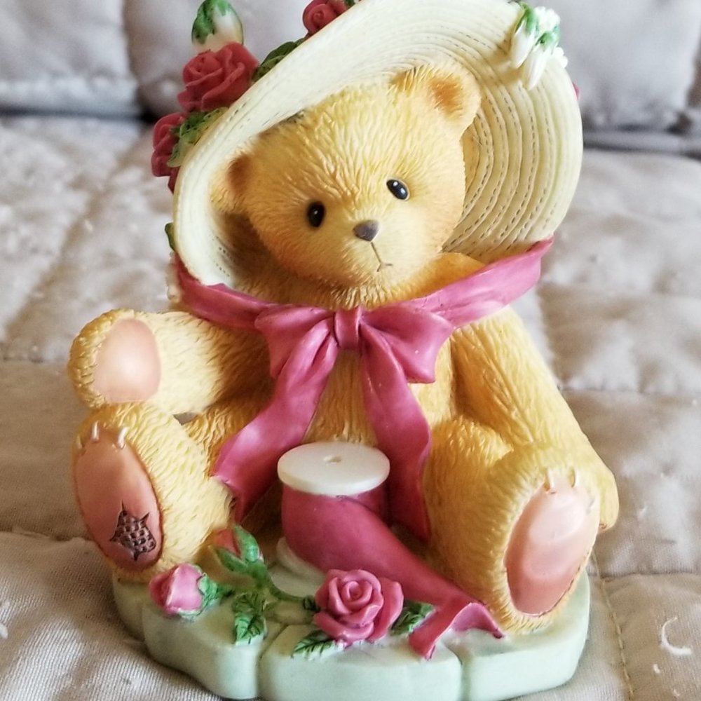 Cherished Teddies Janet "You're As Sweet As A Rose" By Avon & Enesco 1997